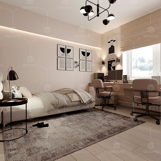 Дизайн интерьера в стиле «Классика» (на дом 125 м²)