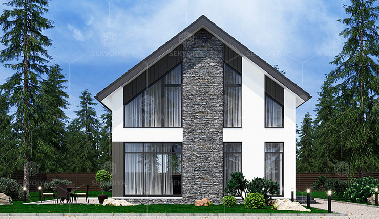 Круглогодичный дом «Крокус» 120 м²
